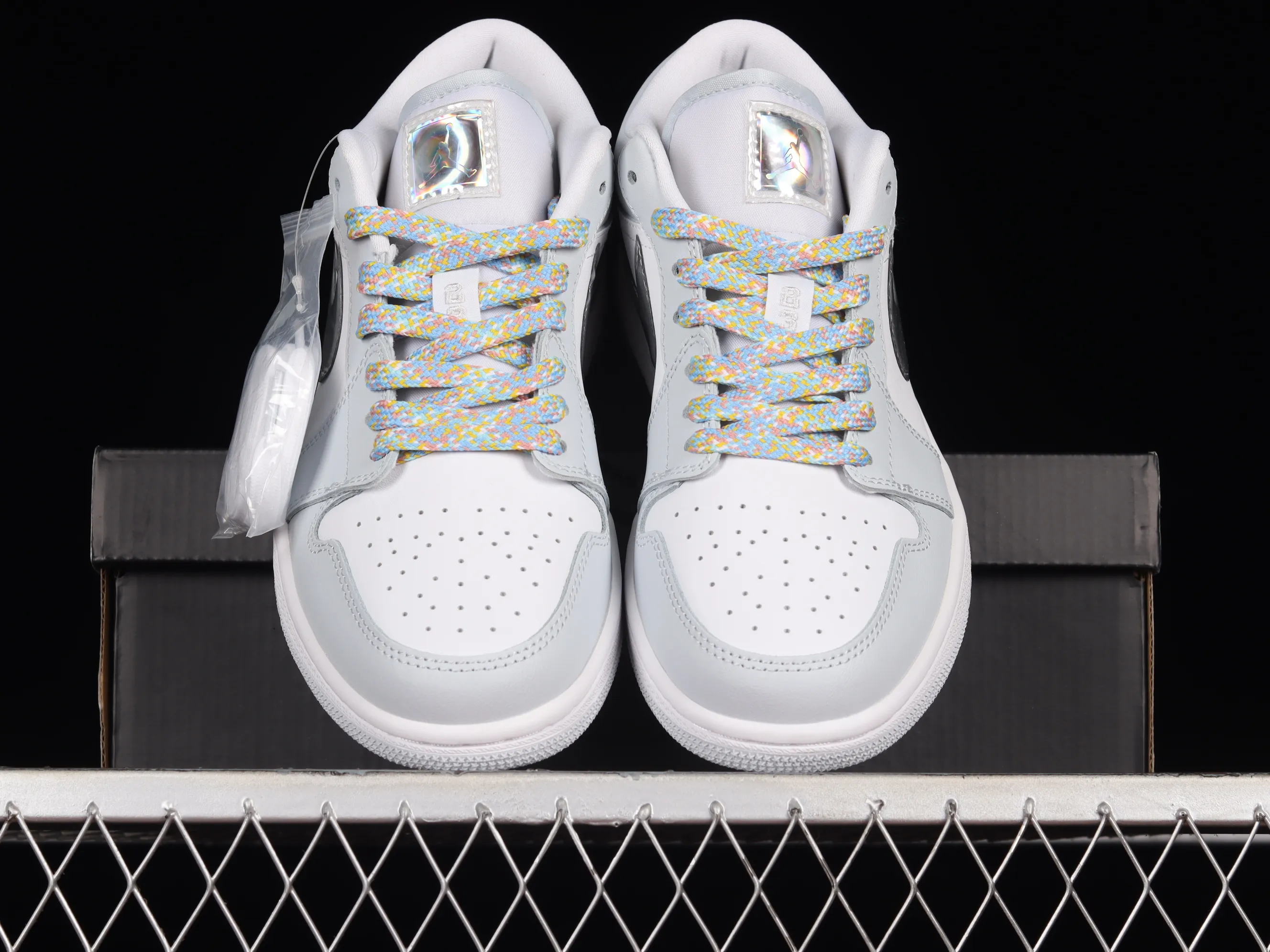 All Categories Air Jordan Jordan Series Basketball Shoes Air Jordan 1 Low Z Edition Air Jordan 1 Low "Gcel" AJ1 Joe 1 Silver Sports Culture Basketball Shoes DX6070-101